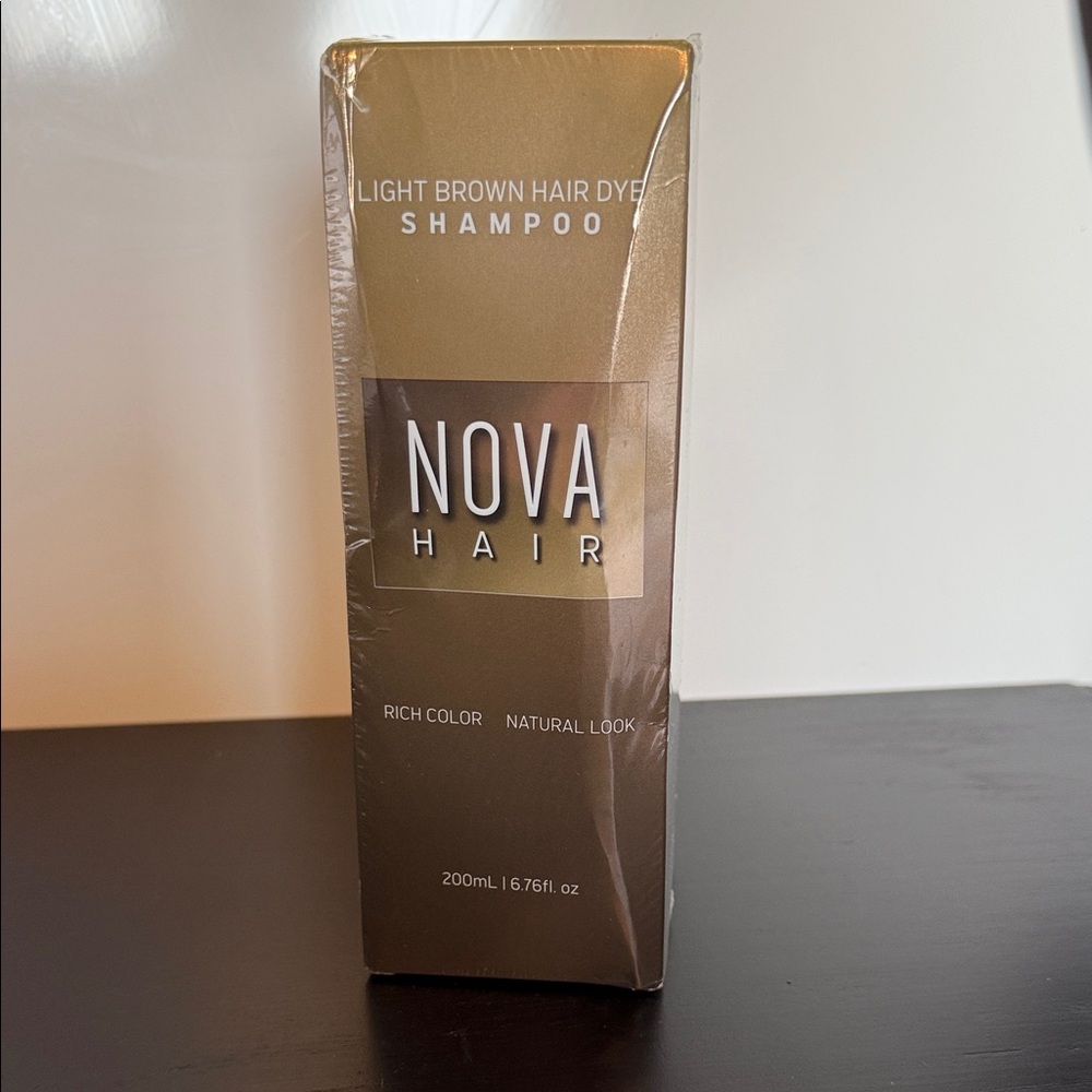 Light Brown Hair Dye Shampoo - Light Brown-Nova Hair